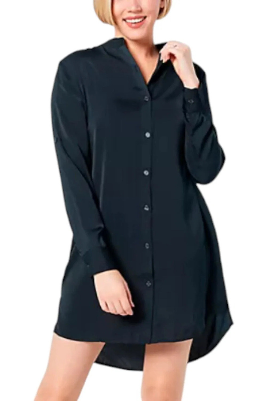 Summersalt Women's The Short Effortless Shirt Dress Coverup Sea Urchin - Regular